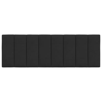 Hoofdbordkussen 140 Cm Fluweel Zwart