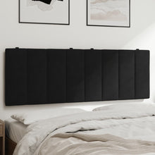 Hoofdbordkussen 140 Cm Fluweel Zwart