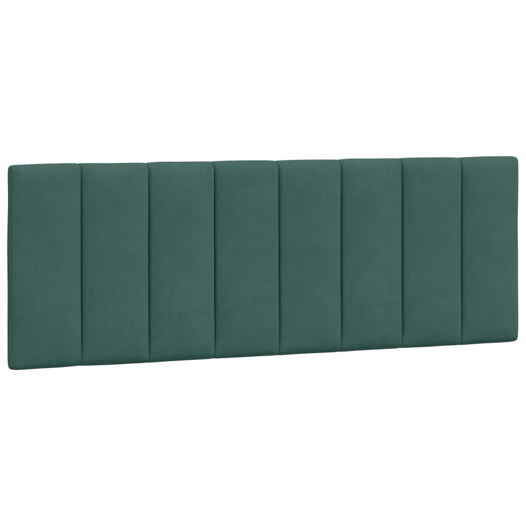 Hoofdbordkussen 140 Cm Fluweel Donkergroen
