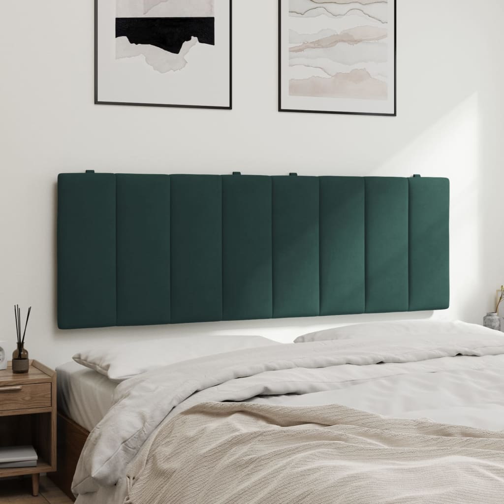 Hoofdbordkussen 140 Cm Fluweel Donkergroen