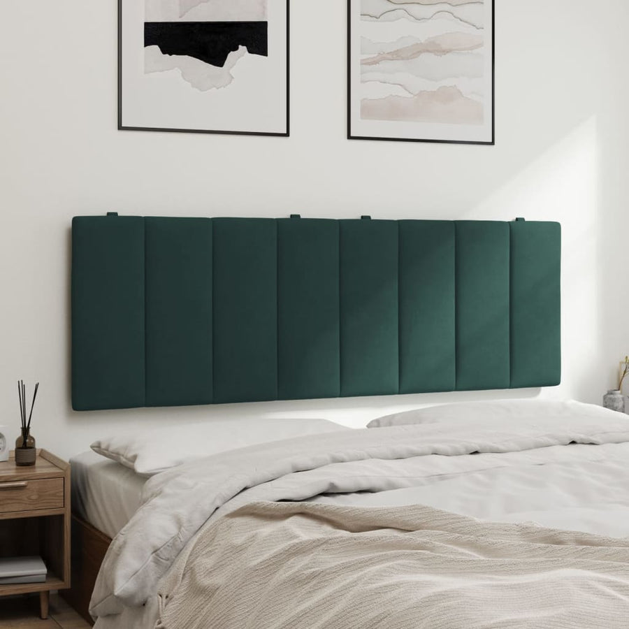 Hoofdbordkussen 140 Cm Fluweel Donkergroen