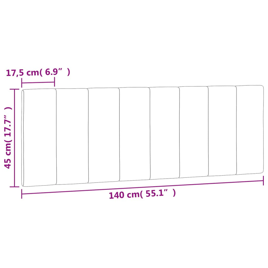 Hoofdbordkussen 140 Cm Fluweel Donkergroen