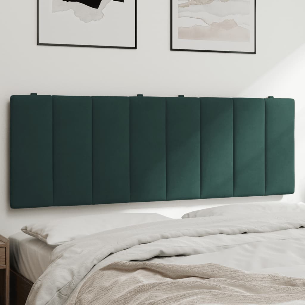 Hoofdbordkussen 140 Cm Fluweel Donkergroen