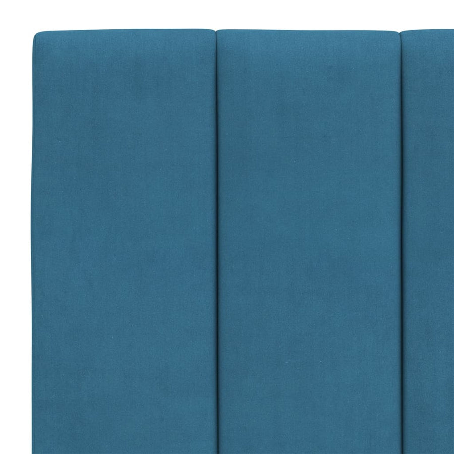 Hoofdbordkussen Fluweel 140 cm Blauw
