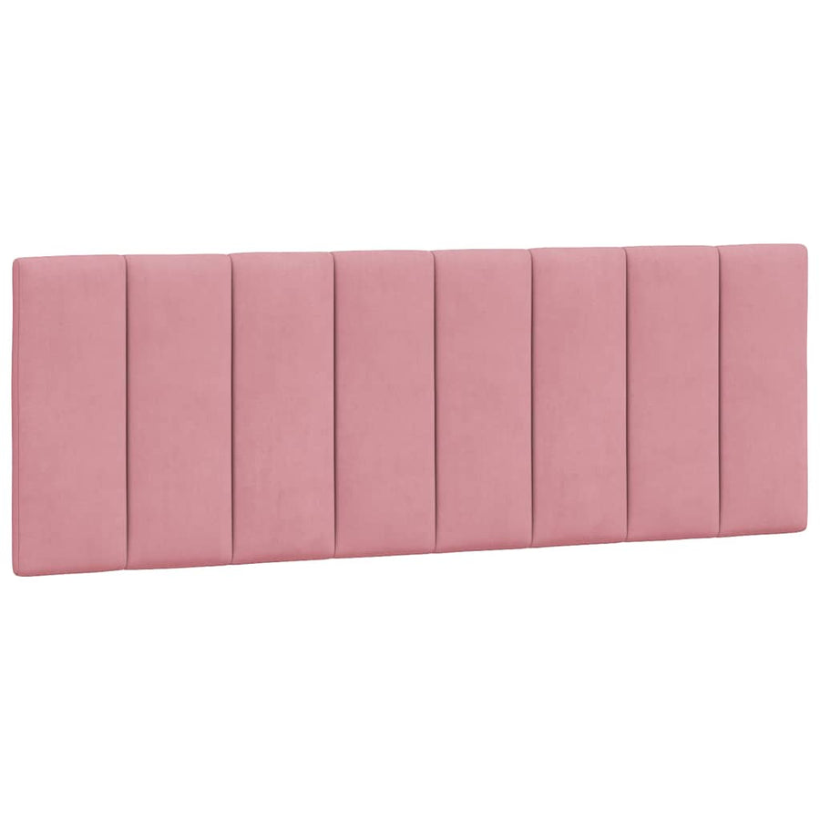 Hoofdbordkussen Fluweel 140 cm Roze