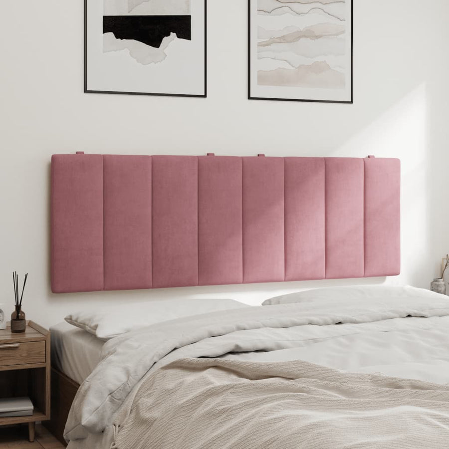 Hoofdbordkussen Fluweel 140 cm Roze