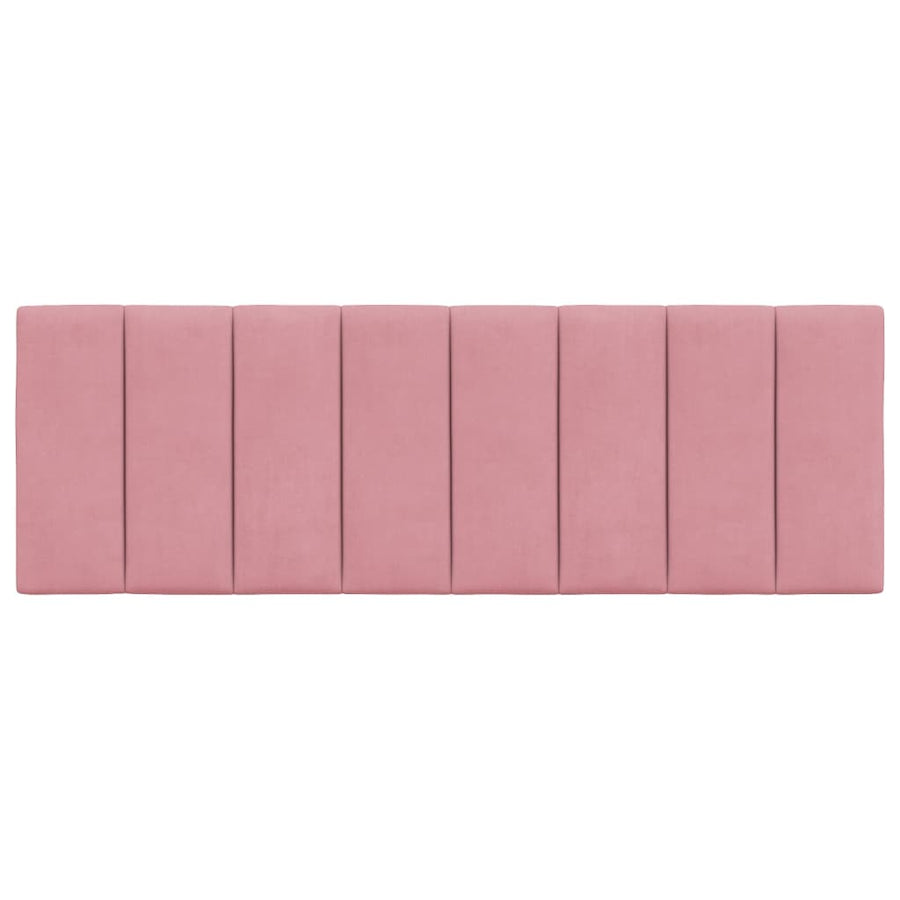 Hoofdbordkussen Fluweel 140 cm Roze