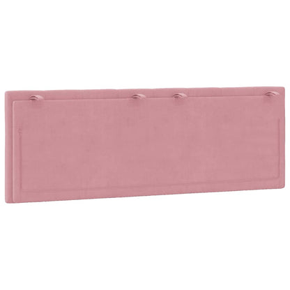 Hoofdbordkussen Fluweel 140 cm Roze