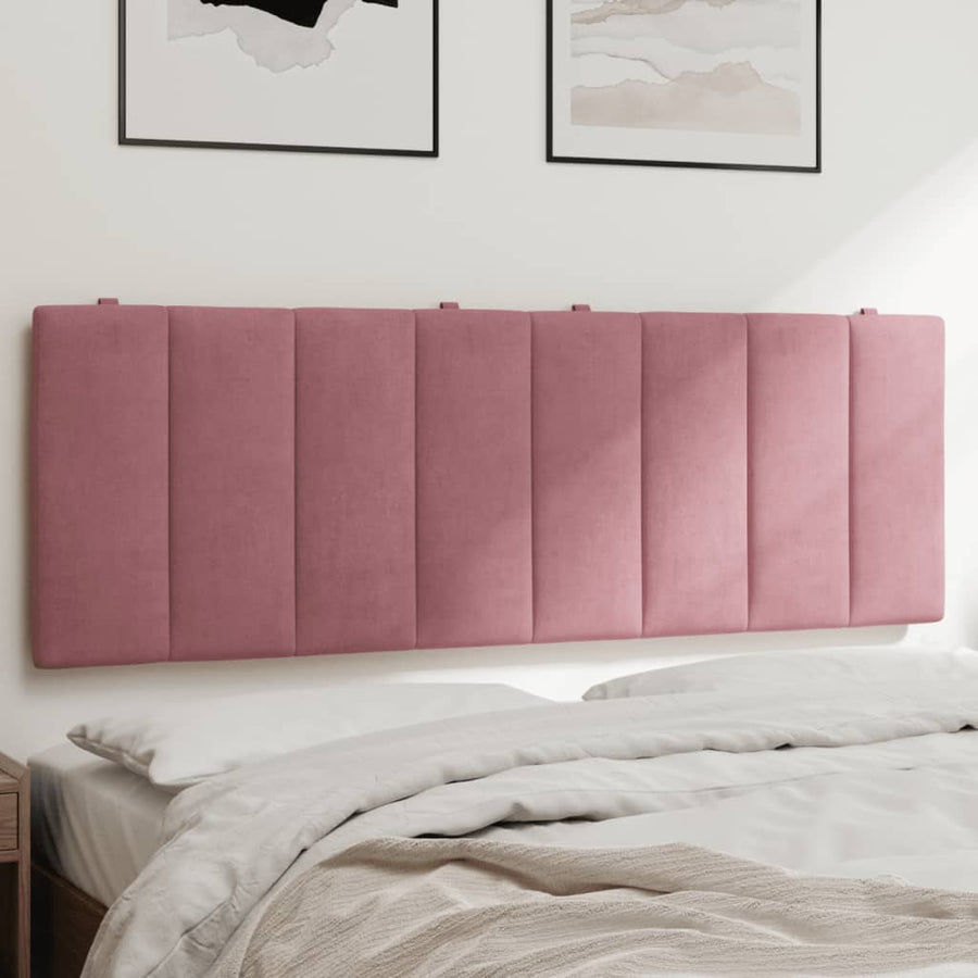 Hoofdbordkussen Fluweel 140 cm Roze