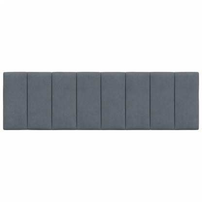 Hoofdbordkussen 160 Cm Fluweel Donkergrijs