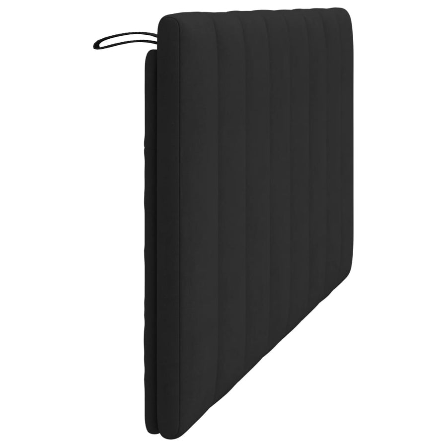 Hoofdbordkussen 160 Cm Fluweel Zwart