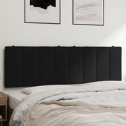 Hoofdbordkussen "Hanko" 160 cm fluweel zwart