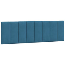Hoofdbordkussen Fluweel 160 cm Blauw