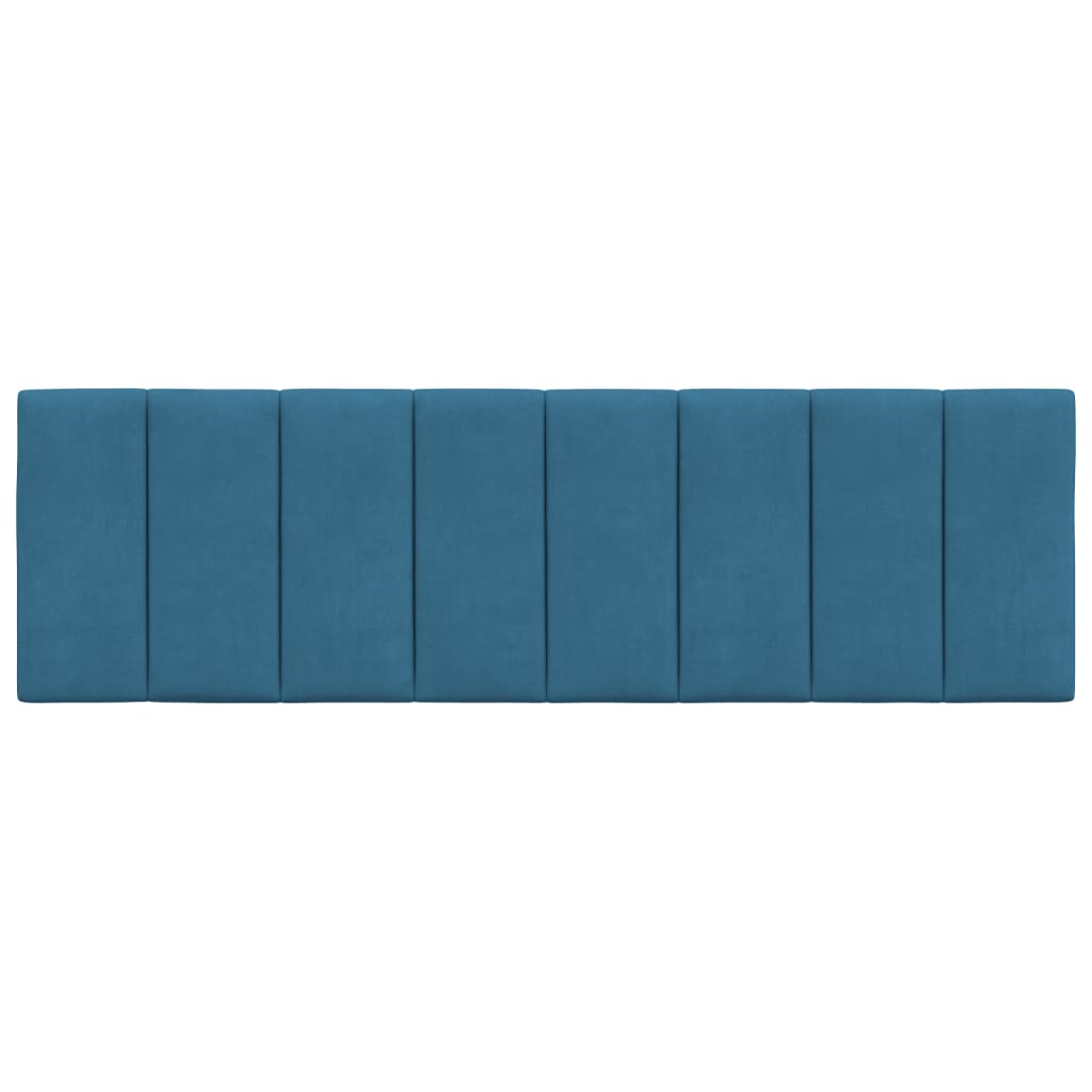 Hoofdbordkussen Fluweel 160 cm Blauw