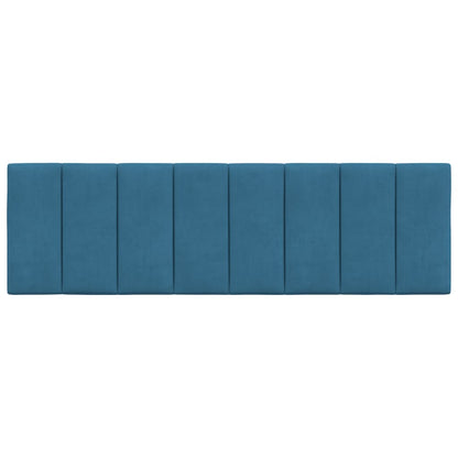 Hoofdbordkussen Fluweel 160 cm Blauw