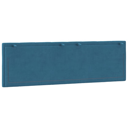 Hoofdbordkussen Fluweel 160 cm Blauw