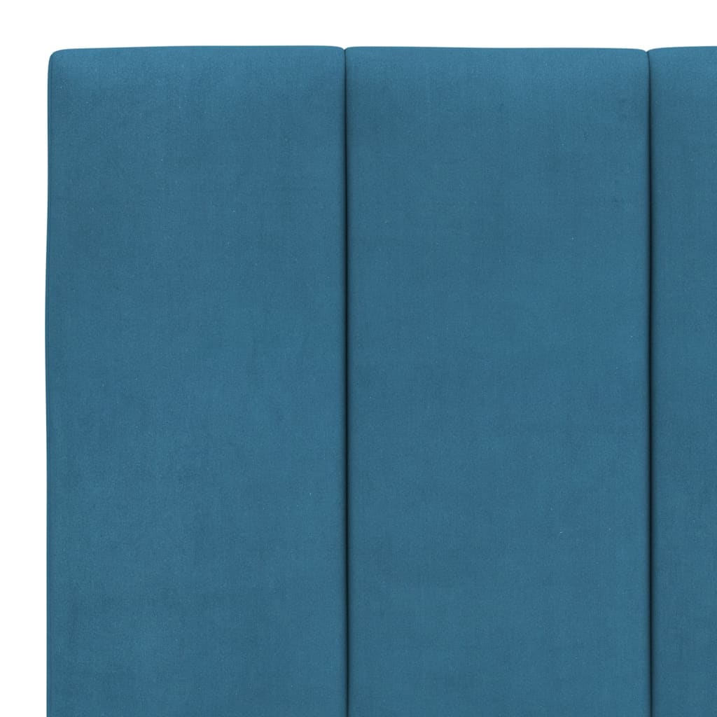 Hoofdbordkussen Fluweel 160 cm Blauw