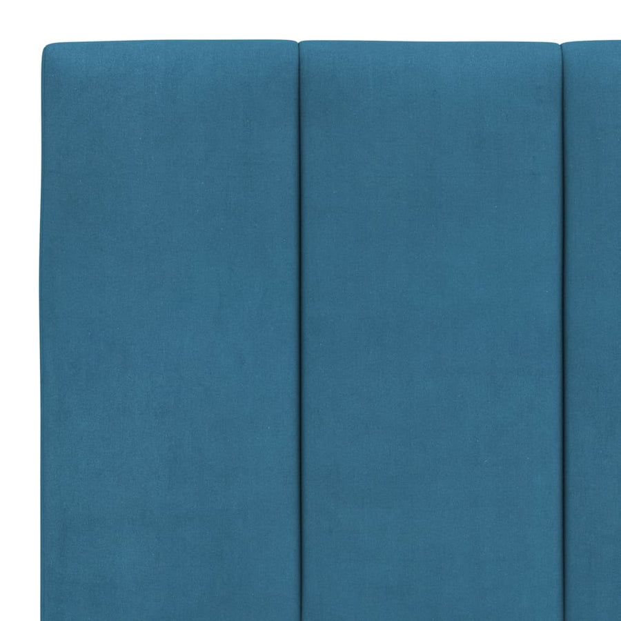 Hoofdbordkussen Fluweel 160 cm Blauw