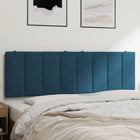 Hoofdbordkussen 160 Cm Fluweel Blauw