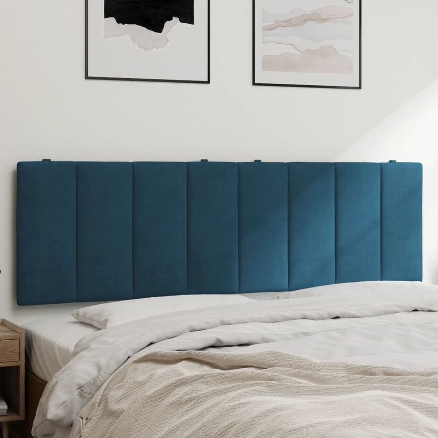 Hoofdbordkussen Fluweel 160 cm Blauw