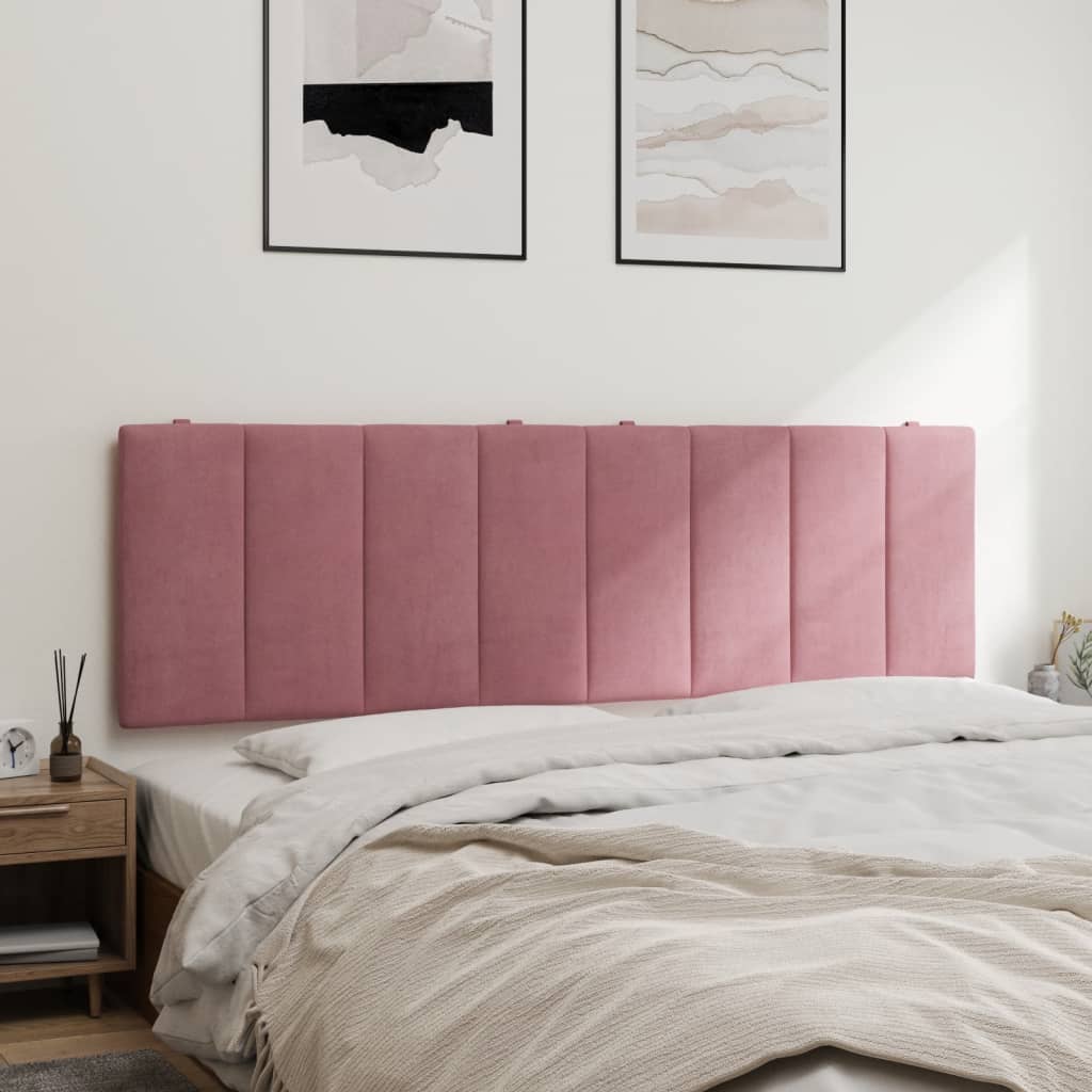 Hoofdbordkussen Fluweel 160 cm Roze