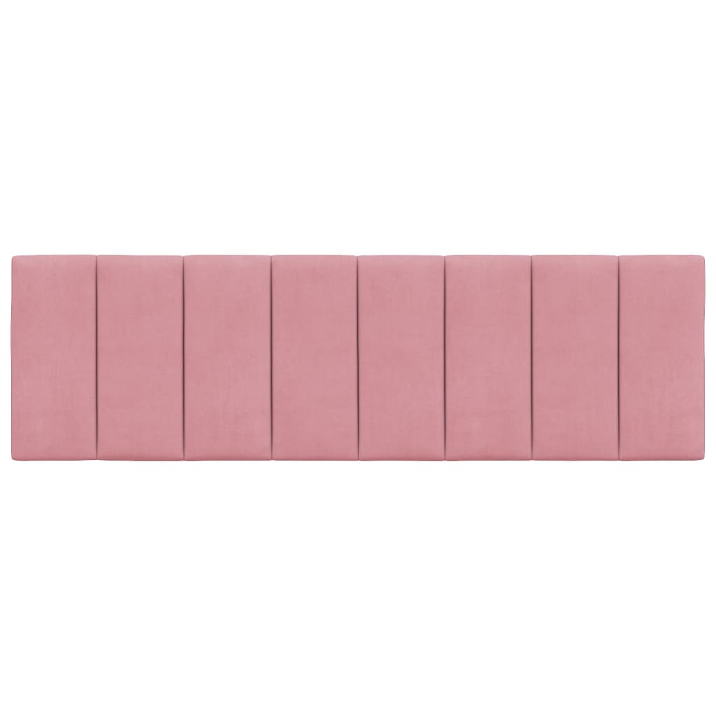 Hoofdbordkussen Fluweel 160 cm Roze