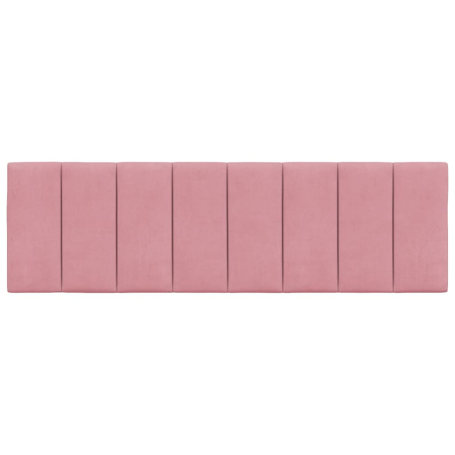 Hoofdbordkussen Fluweel 160 cm Roze