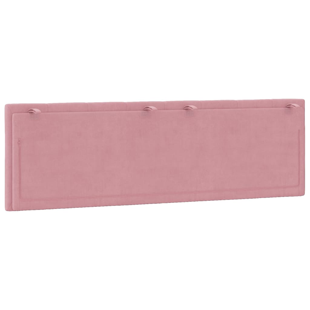 Hoofdbordkussen Fluweel 160 cm Roze
