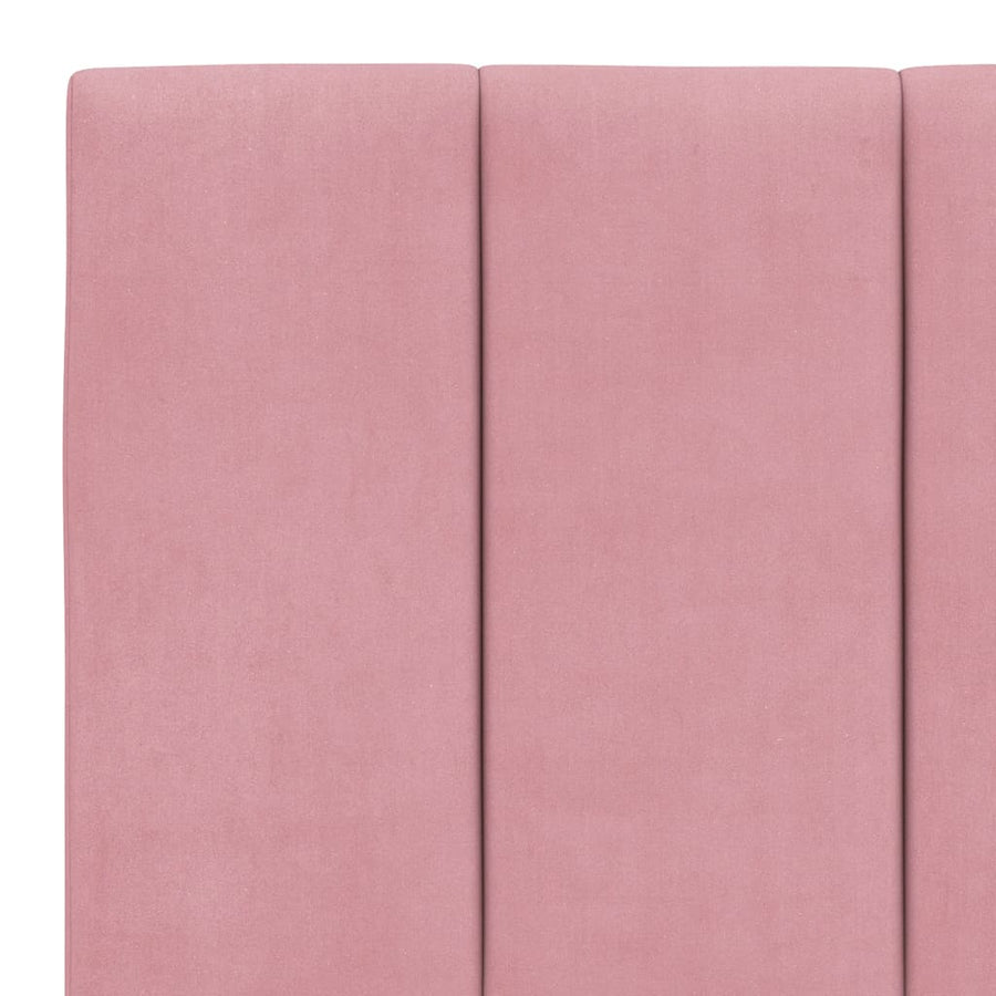 Hoofdbordkussen Fluweel 160 cm Roze
