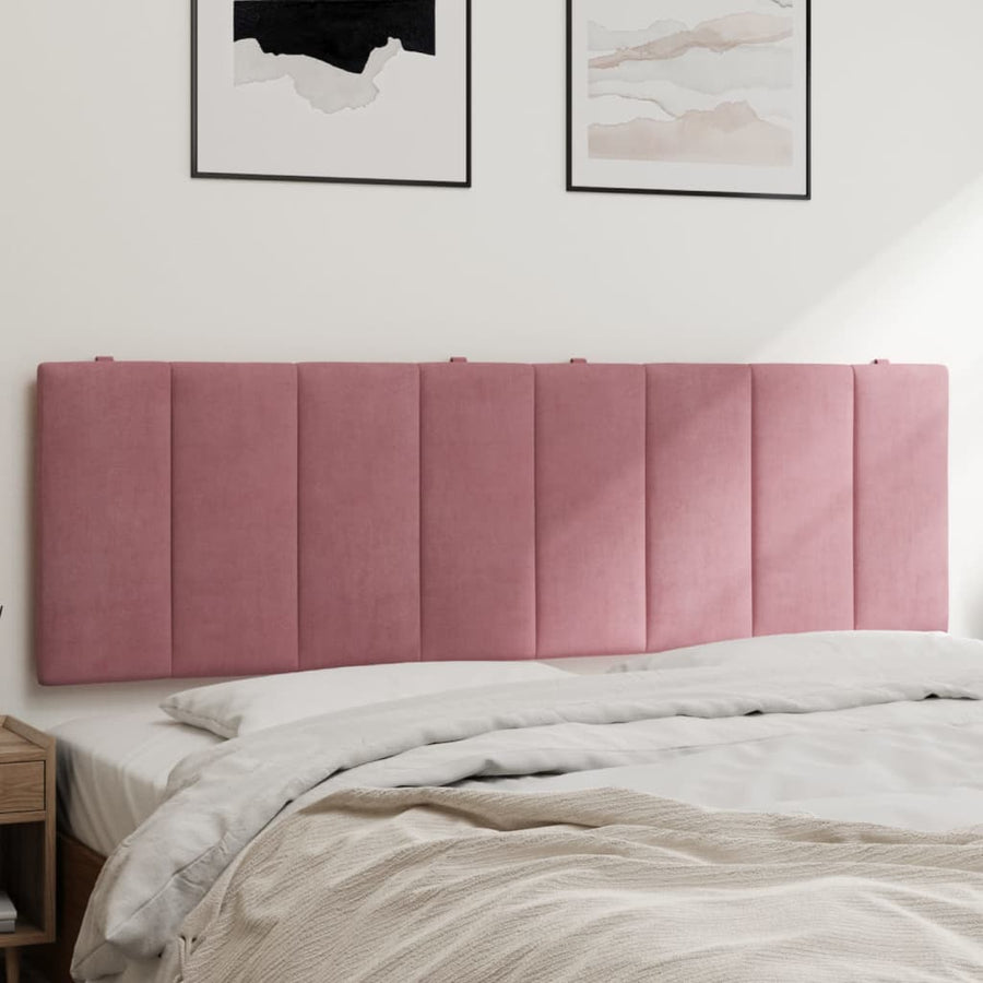 Hoofdbordkussen Fluweel 160 cm Roze