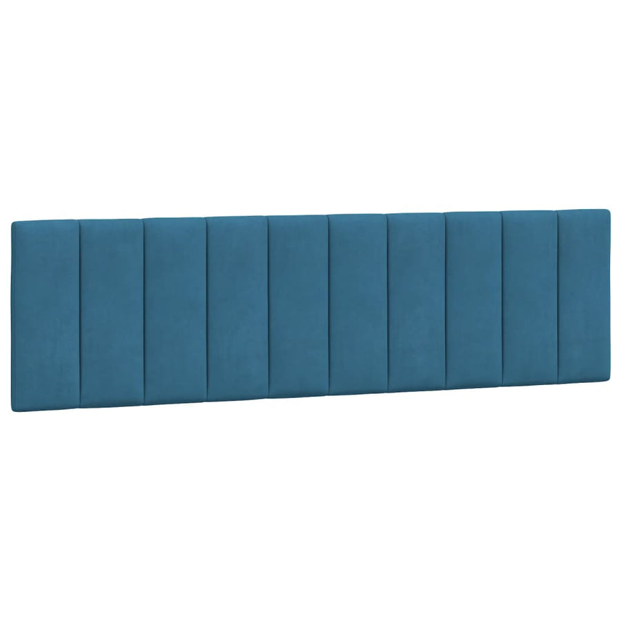 Hoofdbordkussen Fluweel 180 cm Blauw