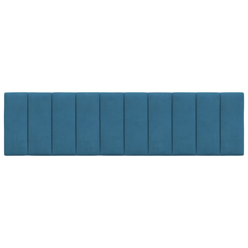 Hoofdbordkussen Fluweel 180 cm Blauw