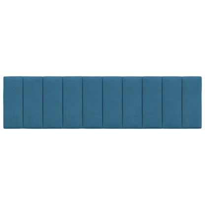 Hoofdbordkussen Fluweel 180 cm Blauw