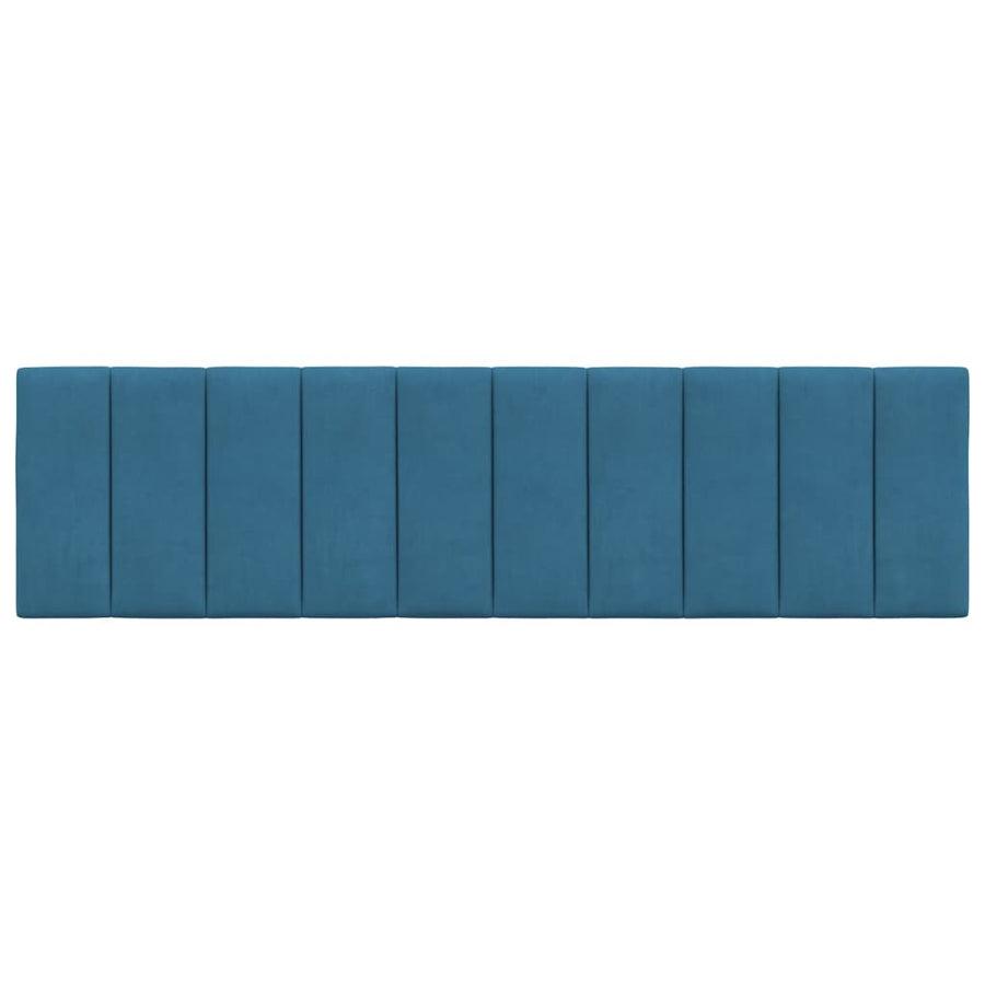 Hoofdbordkussen Fluweel 180 cm Blauw