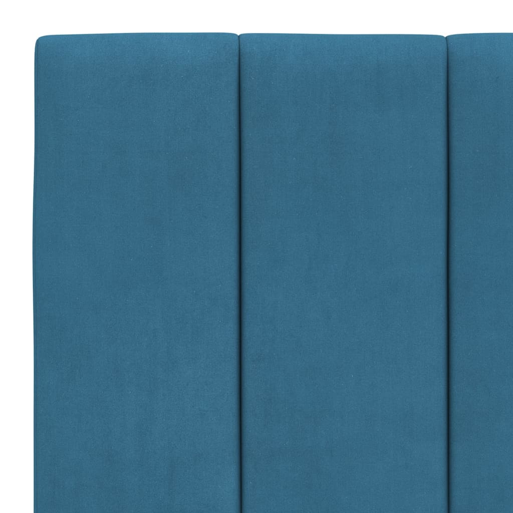 Hoofdbordkussen Fluweel 180 cm Blauw