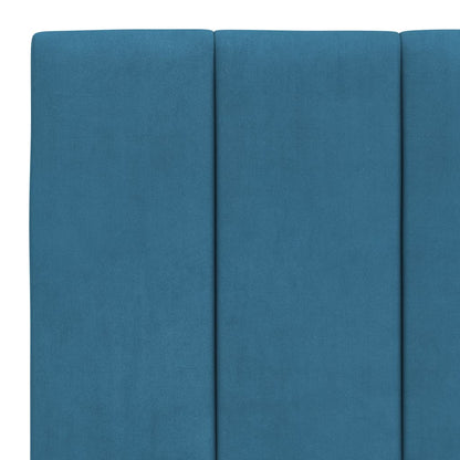 Hoofdbordkussen Fluweel 180 cm Blauw