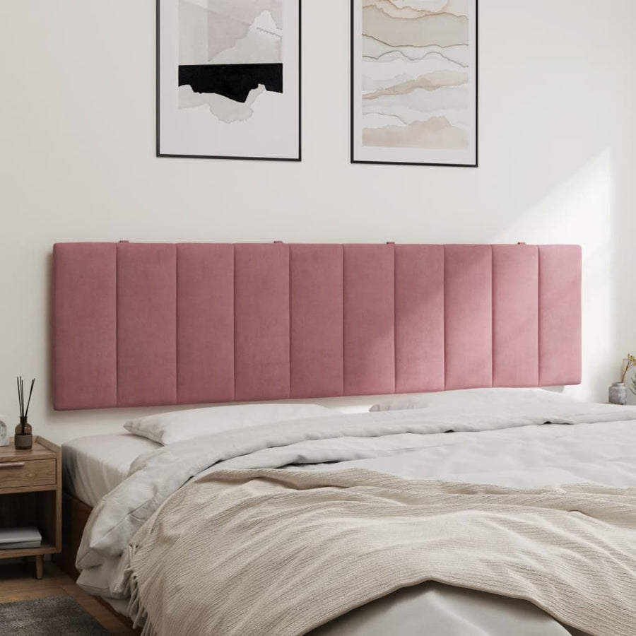 Hoofdbordkussen Fluweel 180 cm Roze