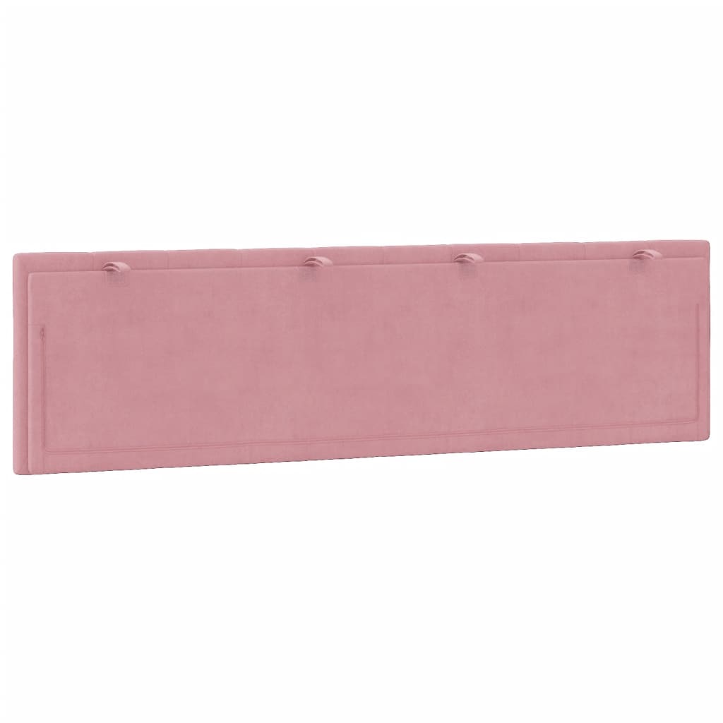 Hoofdbordkussen Fluweel 180 cm Roze