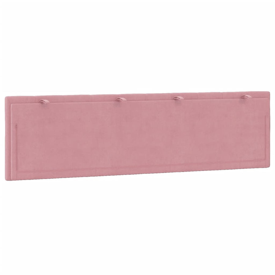 Hoofdbordkussen Fluweel 180 cm Roze