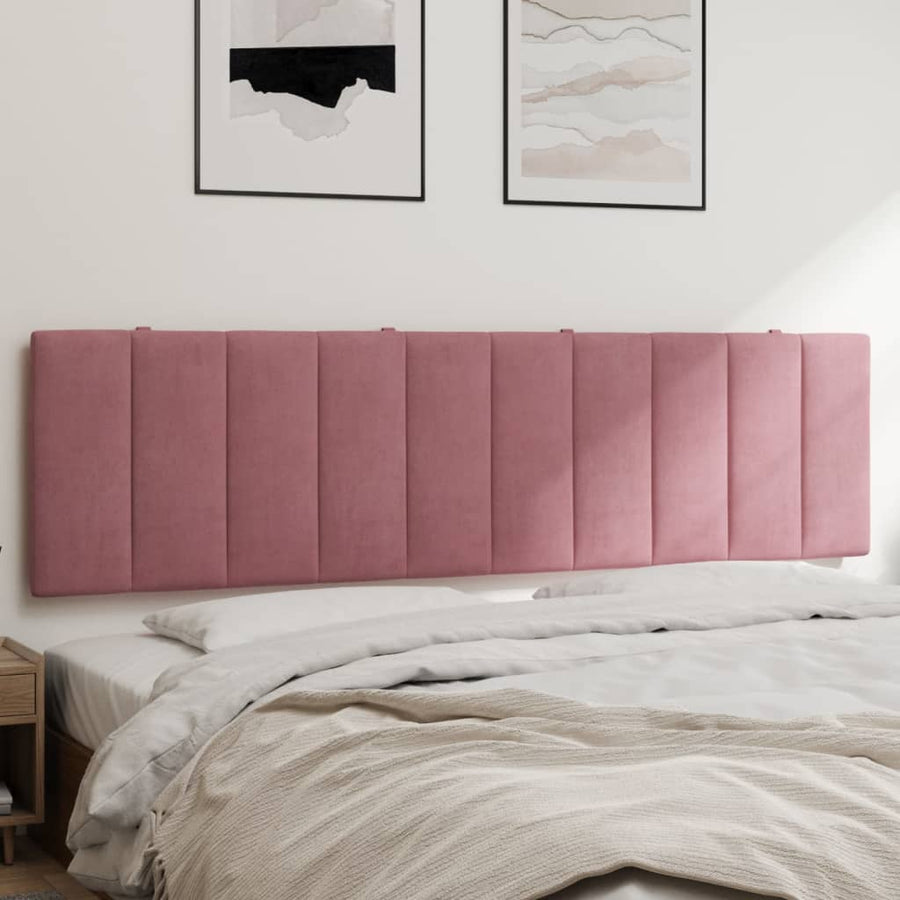 Hoofdbordkussen Fluweel 180 cm Roze