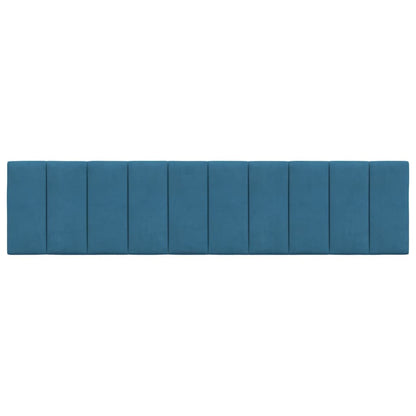 Hoofdbordkussen Fluweel 200 cm Blauw