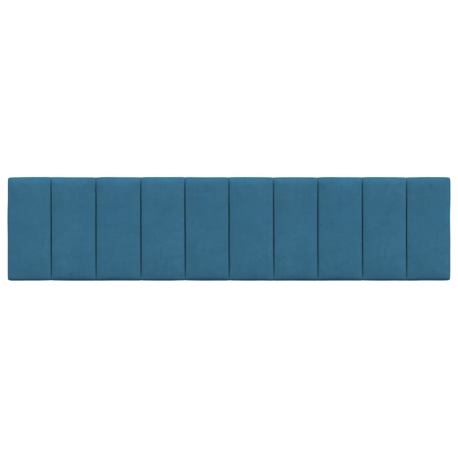 Hoofdbordkussen Fluweel 200 cm Blauw