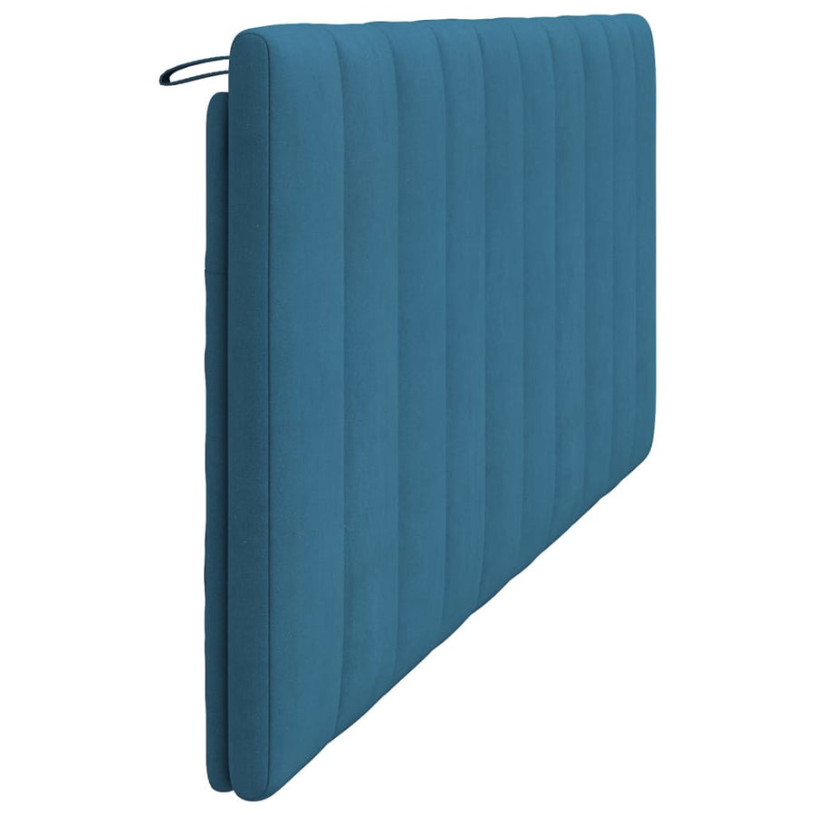 Hoofdbordkussen Fluweel 200 cm Blauw