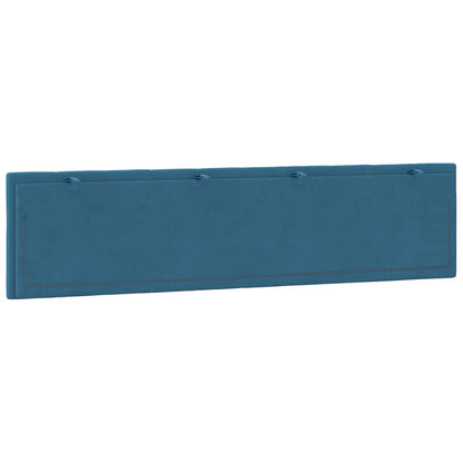 Hoofdbordkussen Fluweel 200 cm Blauw