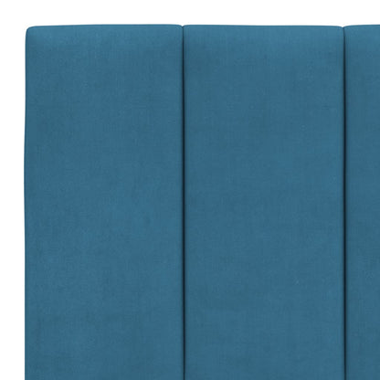 Hoofdbordkussen Fluweel 200 cm Blauw