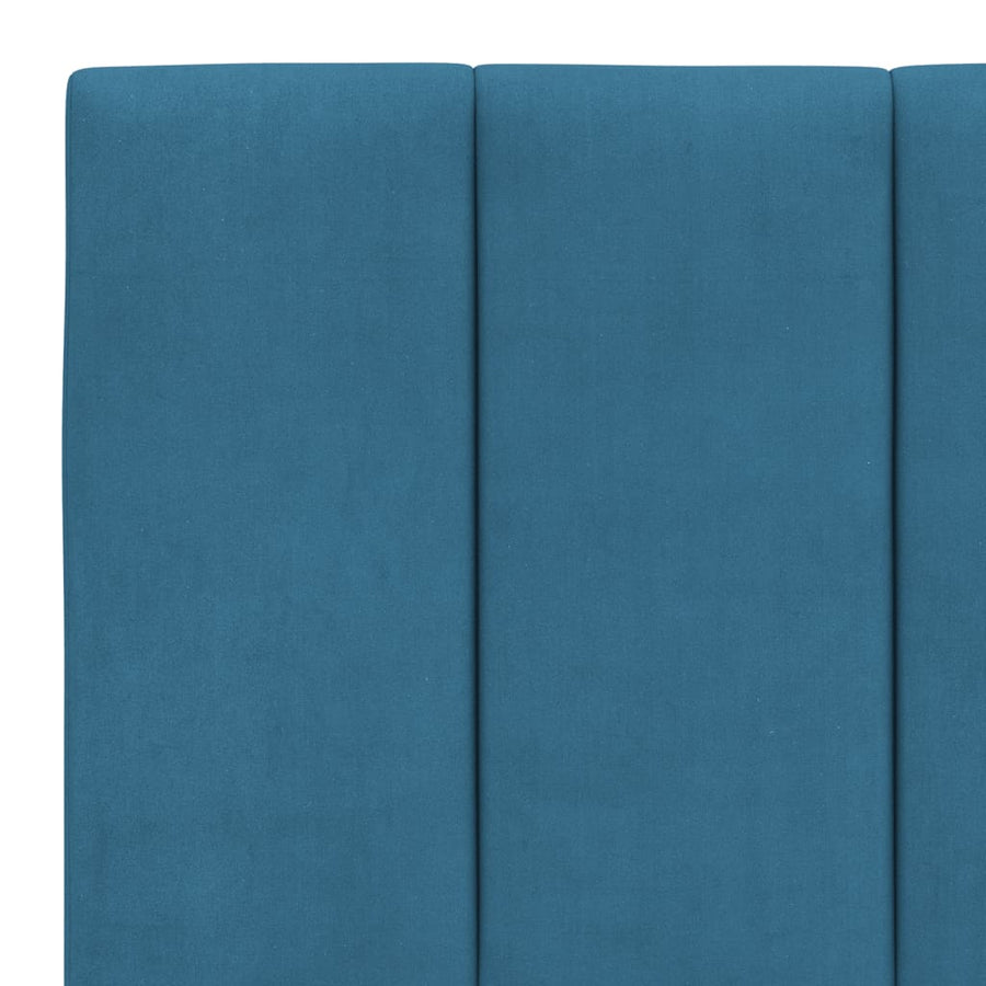 Hoofdbordkussen Fluweel 200 cm Blauw