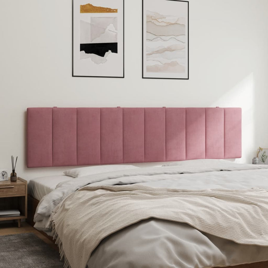 Hoofdbordkussen Fluweel 200 cm Roze