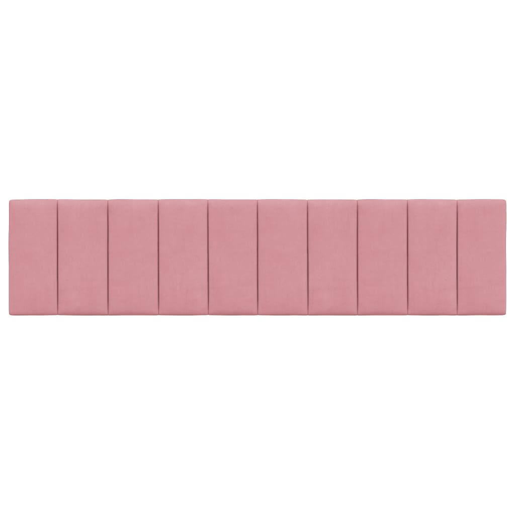 Hoofdbordkussen Fluweel 200 cm Roze