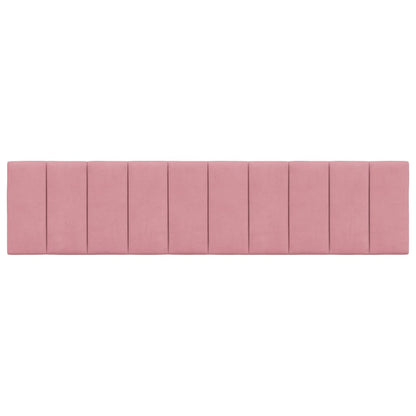 Hoofdbordkussen Fluweel 200 cm Roze