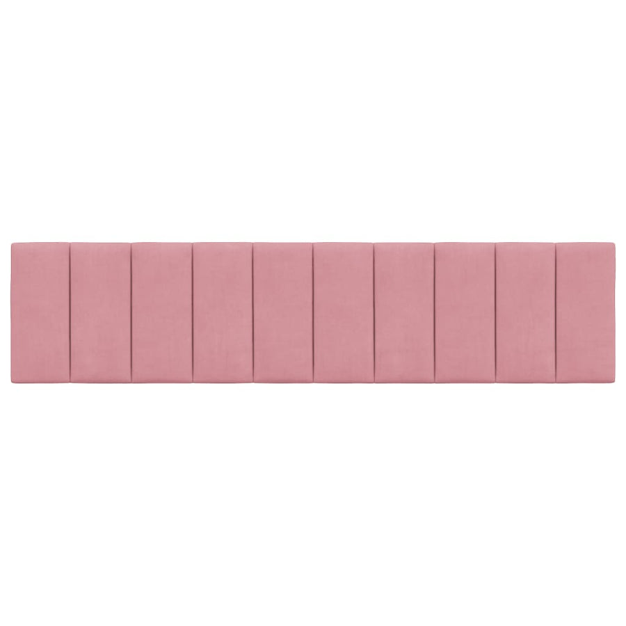 Hoofdbordkussen Fluweel 200 cm Roze